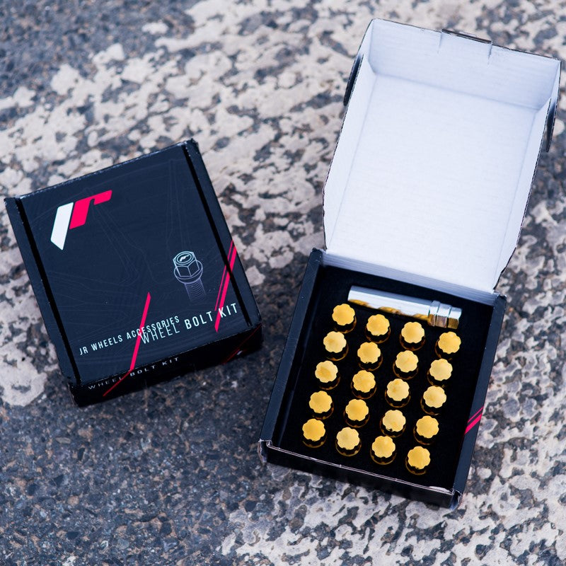 Set 20 Prezoane Gold tip Stea M14x1,5 + Cheie