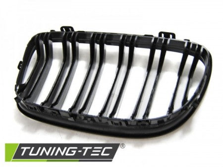 Grila centrala dubla compatibila BMW E90 E91 09 - Negru Lucios