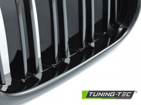 Grila centrala compatibila BMW Seria 5 E39- - - Negru Lucius