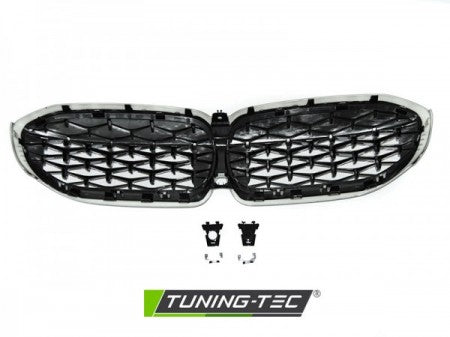 Grila centrala compatibila BMW G20 / G21 19-22 - - Negru Lucios