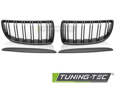 Grila centrala compatibila BMW Seria 3 E90 E91 05-08 - Negru Matt