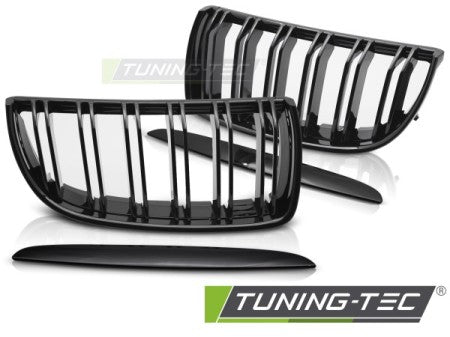 Grila centrala compatibila BMW E90 E91 05-08 - - Negru Lucios