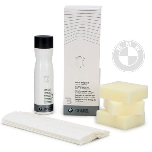 Set curatare si intretinere piele original BMW, cu protectie UV