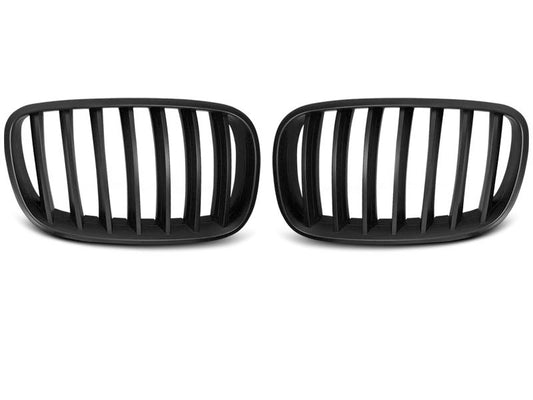 Grila centrala compatibila BMWX5 E70 | X6 E71 Negru MAT