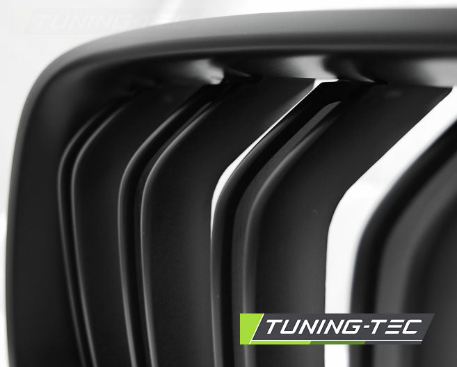 Grila centrala dubla compatibila BMW Seria 3 F30/F31 2011- Glossy Black