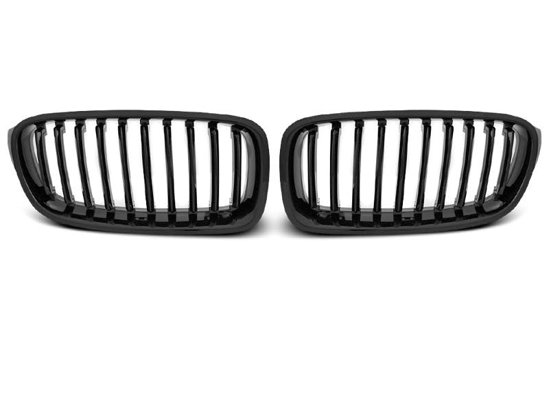 Grila centrala compatibila BMW Seria 3 F30/F31 2011- GLOSSY BLACK
