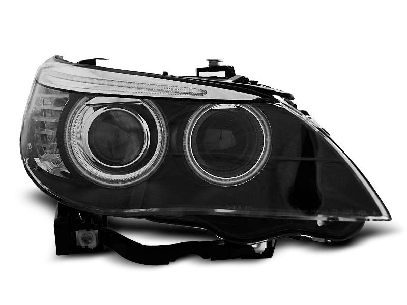 Faruri compatibile BMW E60/61 Angel Eyes CCFL Xenon D1s