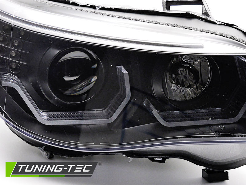 Faruri compatibile BMW E60/61 Angel Eyes 3D