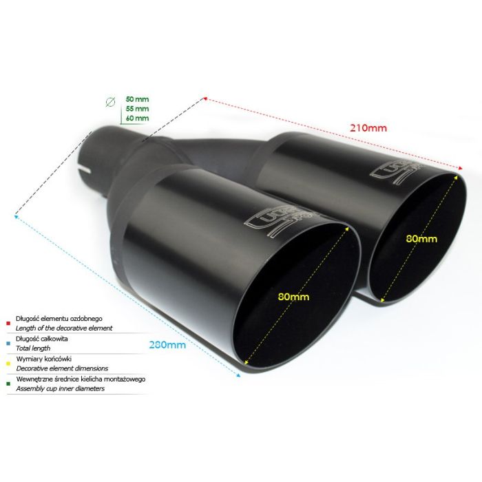 Ornament rotund evacuare, finala Ulter sport 90mm