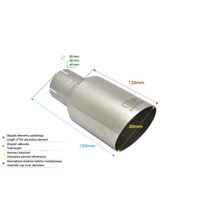 Ornament rotund evacuare, finala Ulter sport 80mm