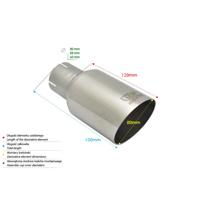Ornament rotund evacuare, finala Ulter sport 90mm