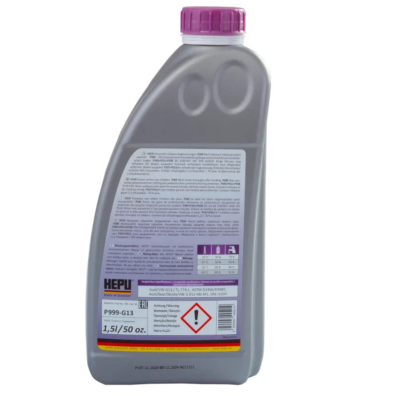 Antigel concentrat Hepu G13 , 1.5L