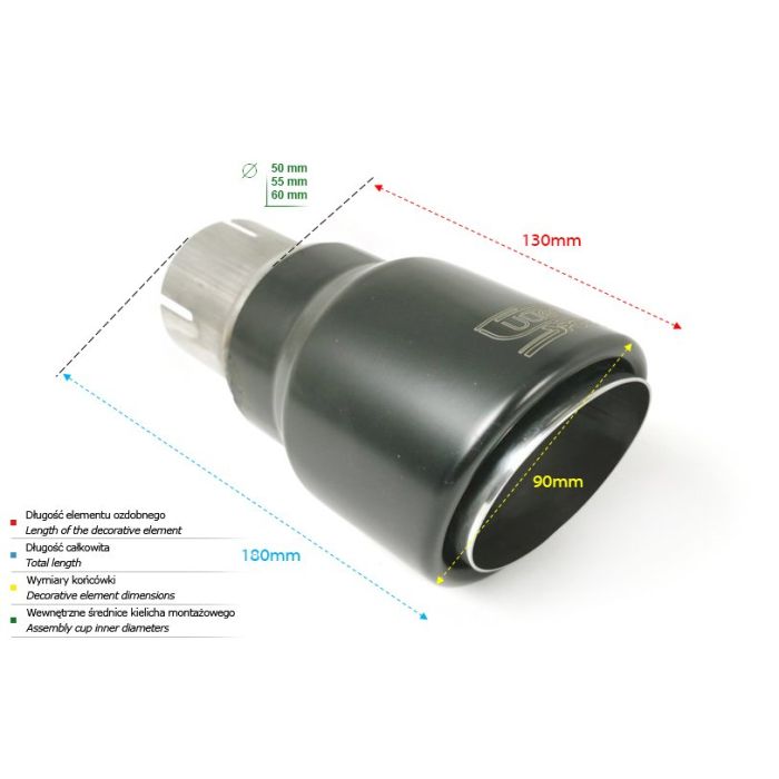Ornament rotund evacuare, finala Ulter sport 90mm
