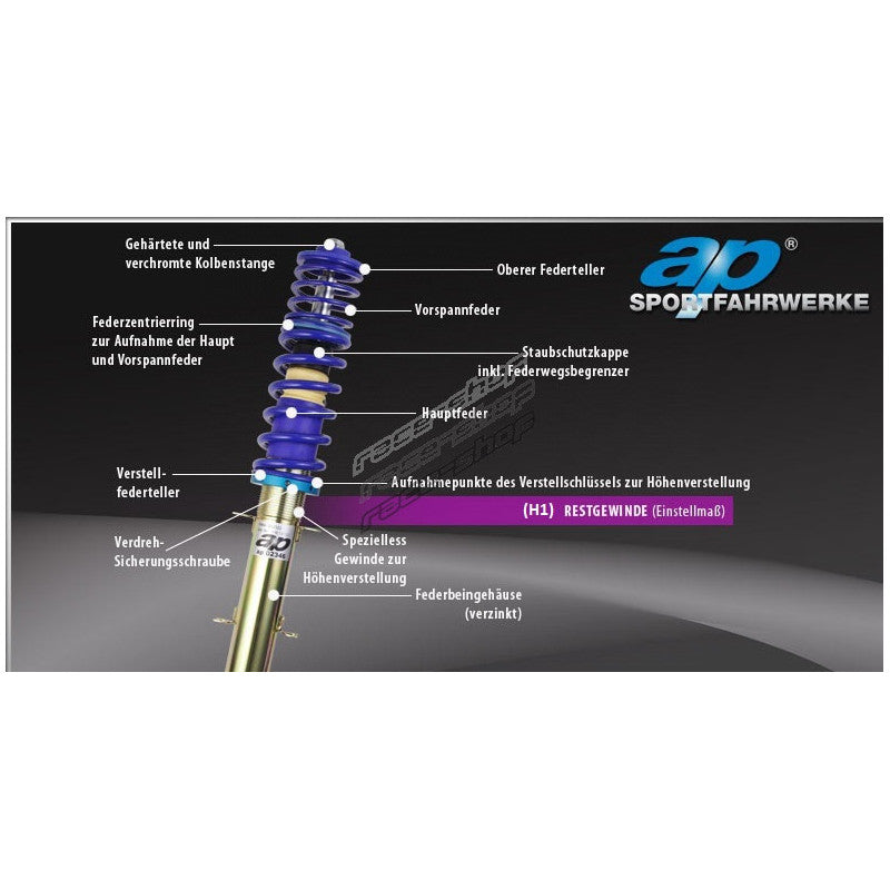 Suspensie sport reglabila AP Coilover