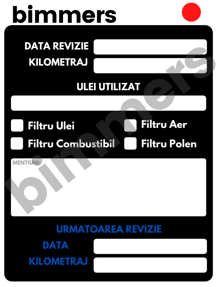 Eticheta revizie bimmers