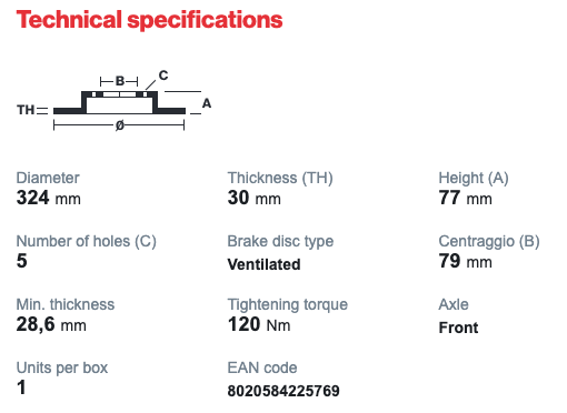 Disc Frana perforat Brembo XTRA 09.9172.1X