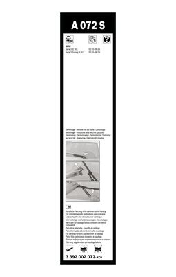 Set stergatoare parbriz BOSCH AEROTWIN 600mm+475mm