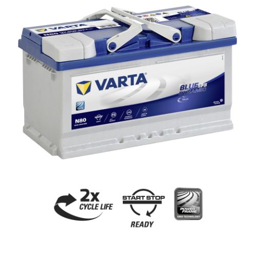 Baterie auto Varta 80Ah 800A