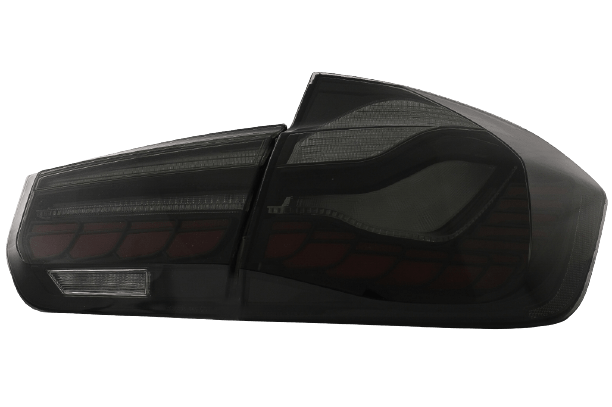 Set stopuri OLED compatibil cu BMW F30 Rosu/Fumuriu