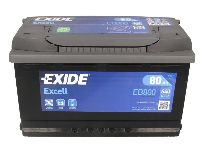 Baterie auto Exide 80Ah 640A