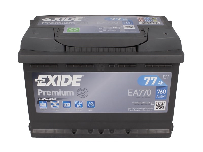 Baterie auto Exide 77Ah 760A
