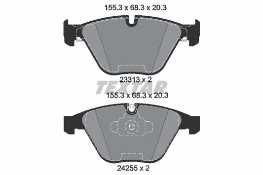 Set placute frana Textar 2331301 655689