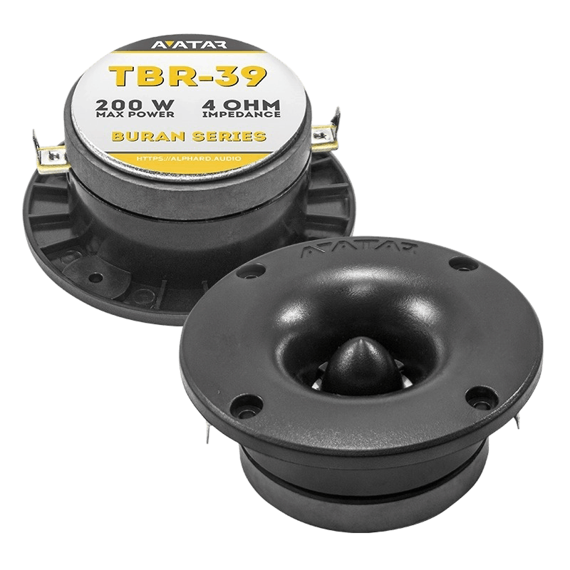 Tweeter auto Avatar Buran TBR-39 set componente, 97mm, 35W RMS, 4Ω, set 2 tweetere