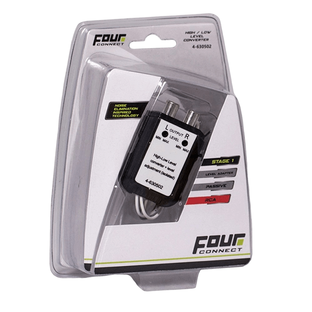 Adaptor High-Low FOUR Connect 4-630502 , 2 canale