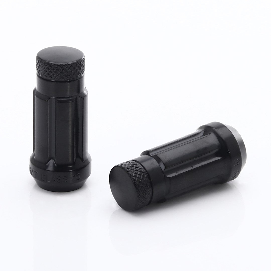 Set 20 Piulite Negru tip hex M12x1,5 + Cheie