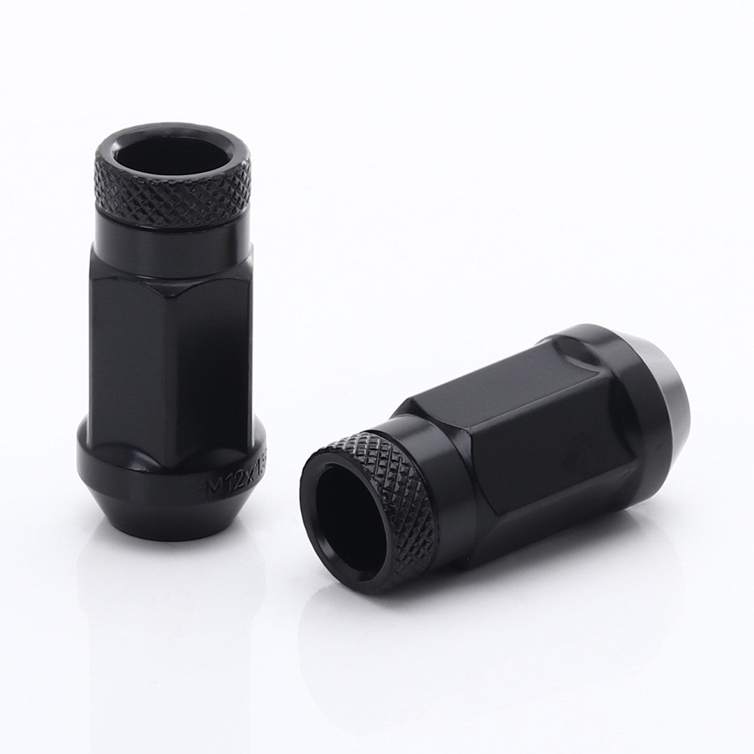 Set 20 Piulite Negru tip hex M12x1,5 + Cheie