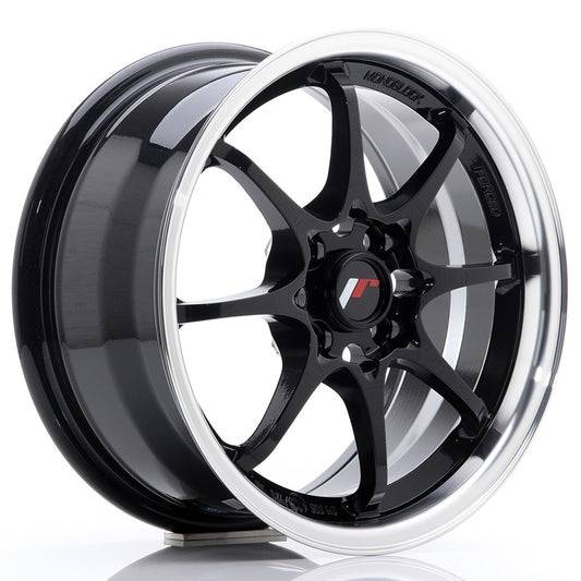 Japan Racing JR5 Gloss Black w/Machined Lip