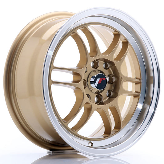 Japan Racing JR7 Gold w/Machined Lip