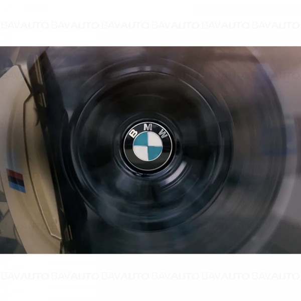 Set embleme fixe janta aliaj - Original BMW (BMW floating centre caps) 65mm - Chrome Ring