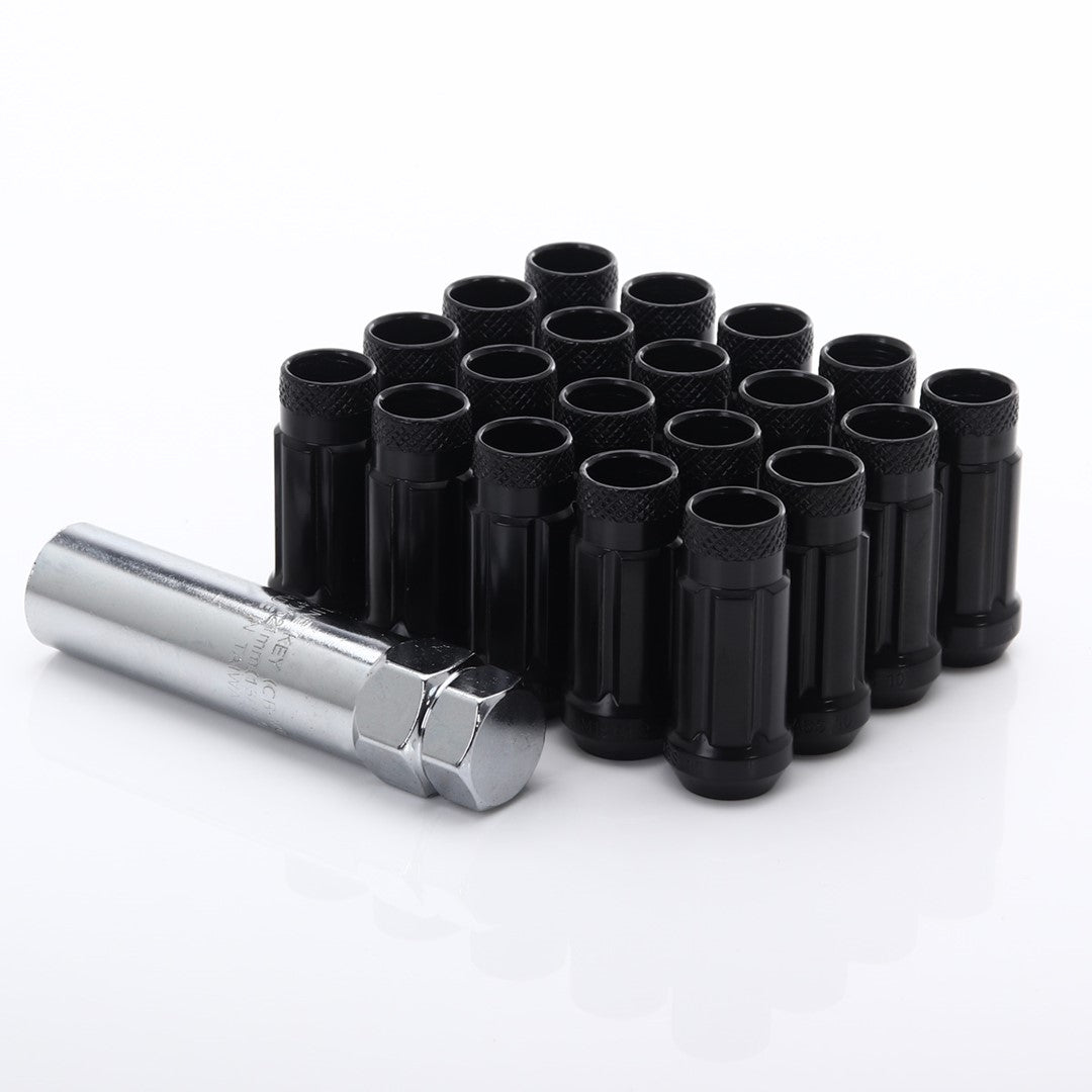 Set piulite forjate Japan Racing 12x1.25 Black