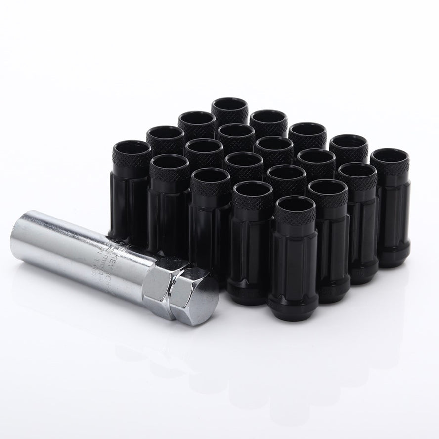 Set piulite forjate Japan Racing 12x1.25 Black