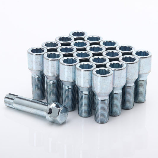 Set 10 Prezoane Silver tip Stea M14x1,5 + Cheie