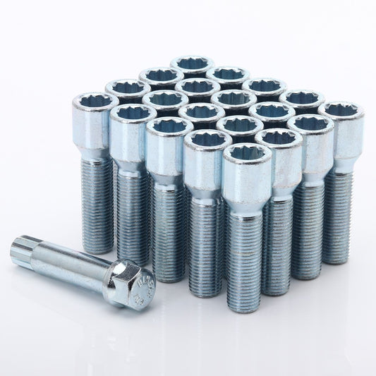 Set 10 Prezoane Silver tip Stea M14x1,5 + Cheie