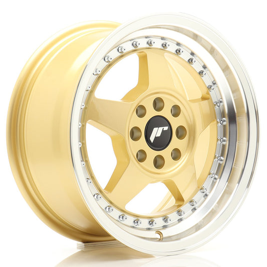 Japan Racing JR6 Gold w/Machined Lip