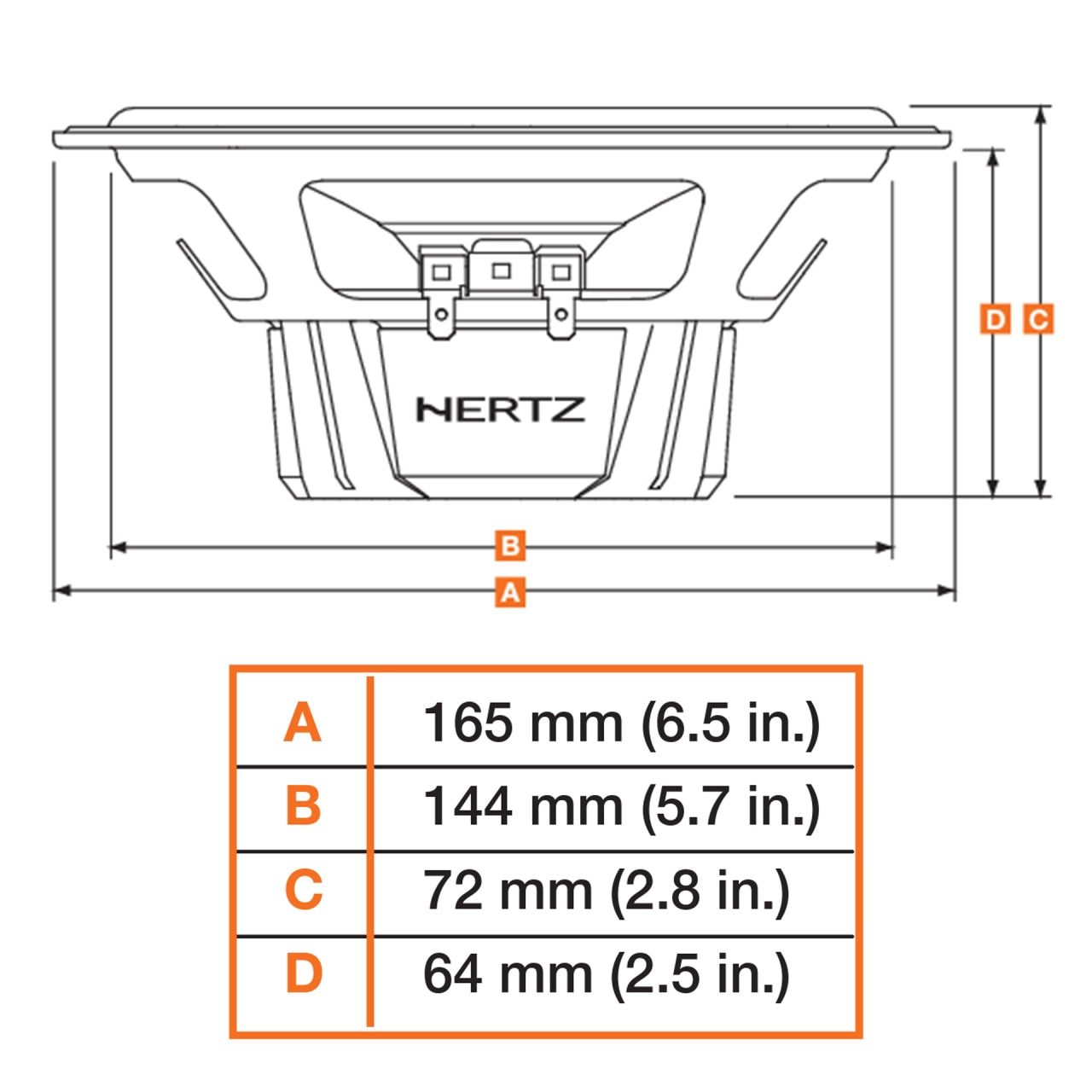 Set difuzoare auto Hertz Dieci DCX 165.3