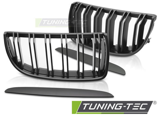 Grila centrala compatibila BMW Seria 3 E90 E91 05-08 - Negru Matt