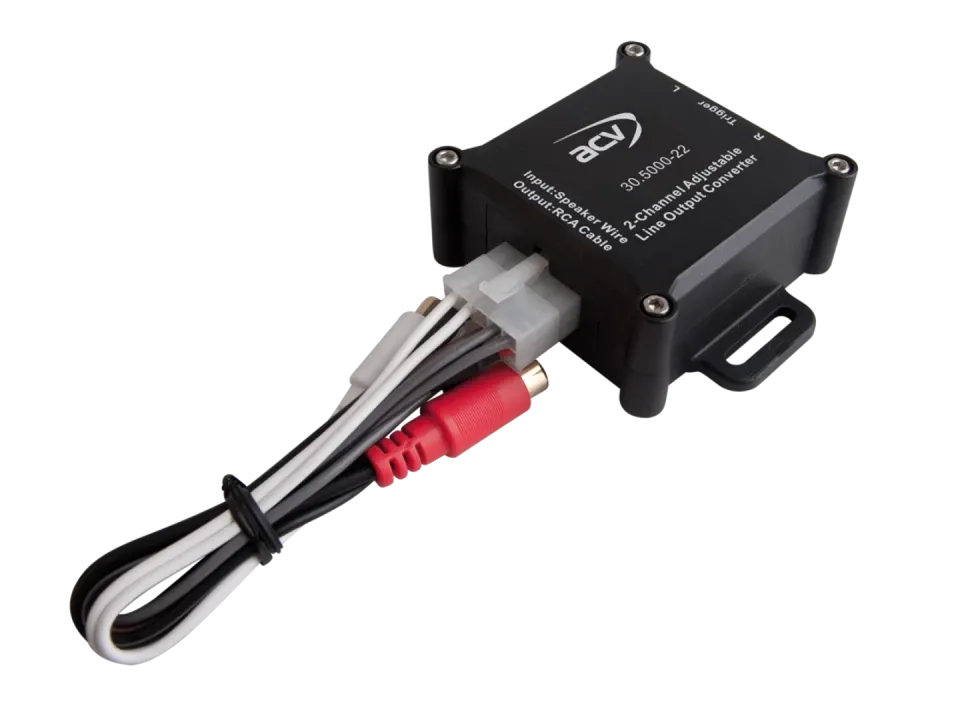 Adaptor High-Low ACV 30.5000-22, 2 Canale Remote, 150W RMS