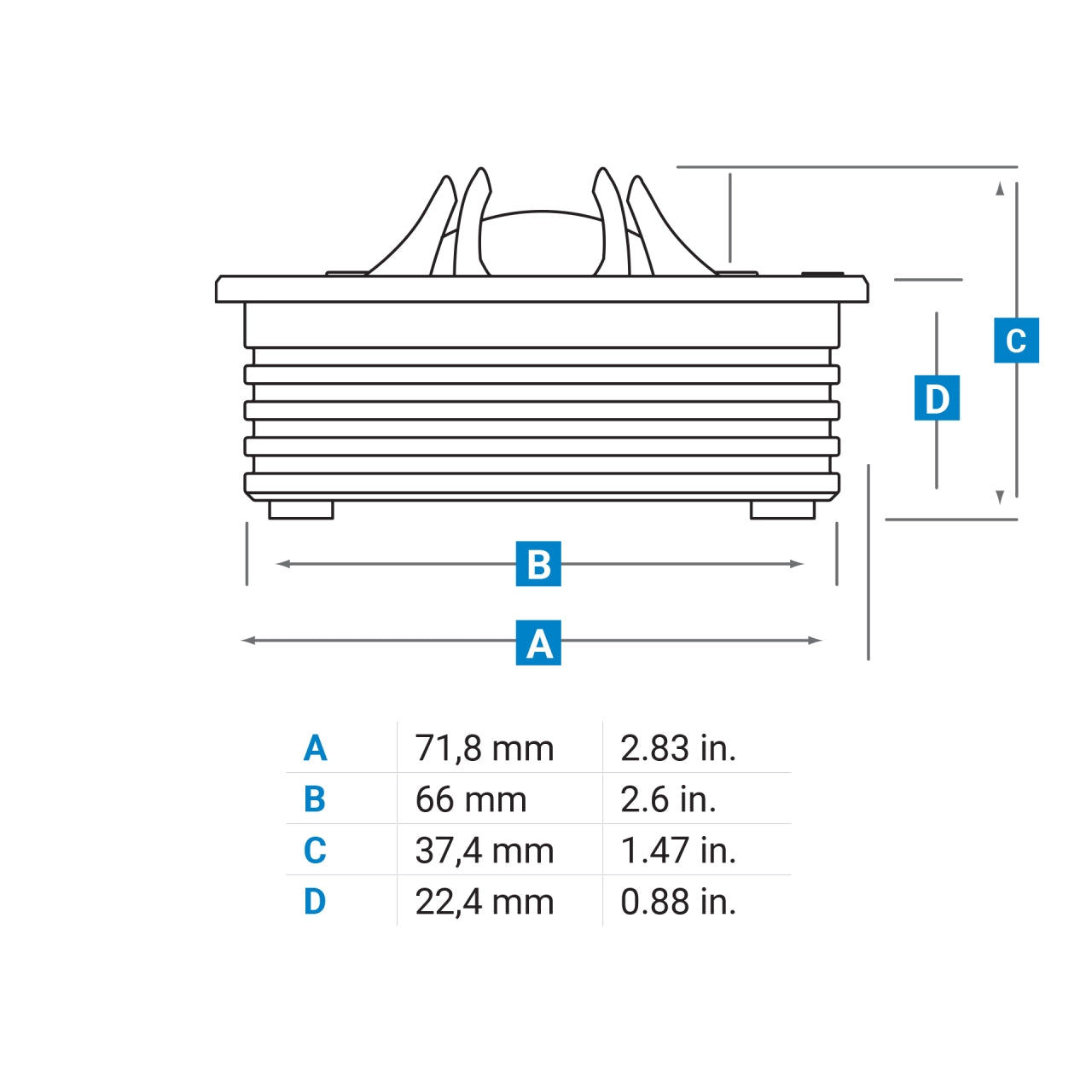 Tweeter auto Audison Thesis TH 1.5 II Violino set componente, 38 mm, 200W, 6Ω, set 2 tweetere