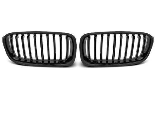Grila centrala compatibila BMW Seria 3 F30/F31 2011- GLOSSY BLACK
