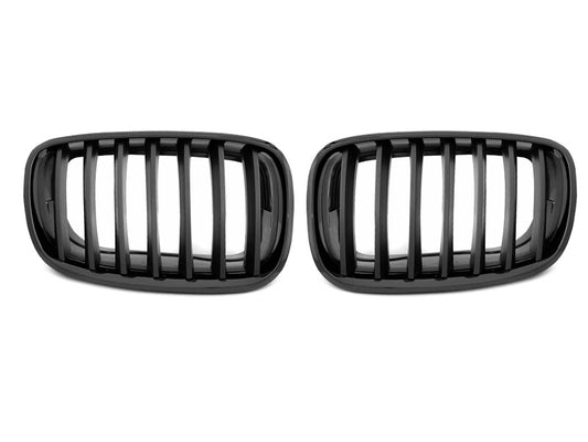 Grila centrala compatibila BMW X5 E70 | X6 E71 Negru MAT si Lucios