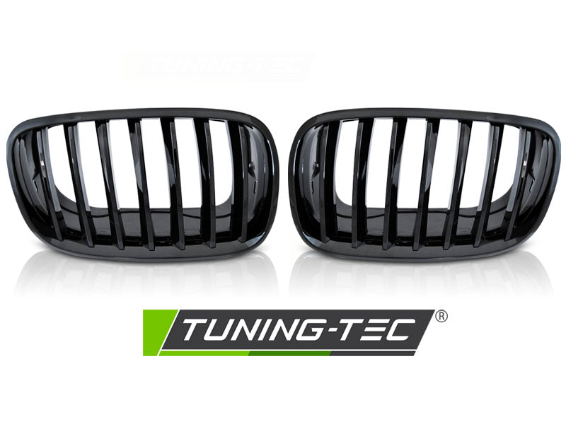 Grila centrala compatibila BMW Negru Lucios X5 E70 | X6 E71