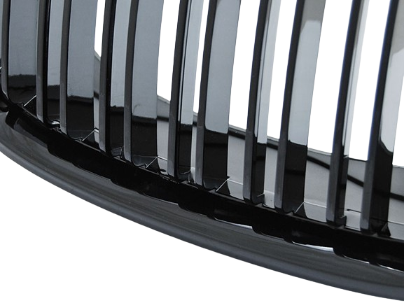 Grila centrala dubla compatibila BMW  X5 E70 | X6 E71 Negru Lucios