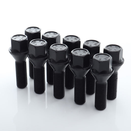 Set 10 Prezoane Negru tip hex M14x1,25