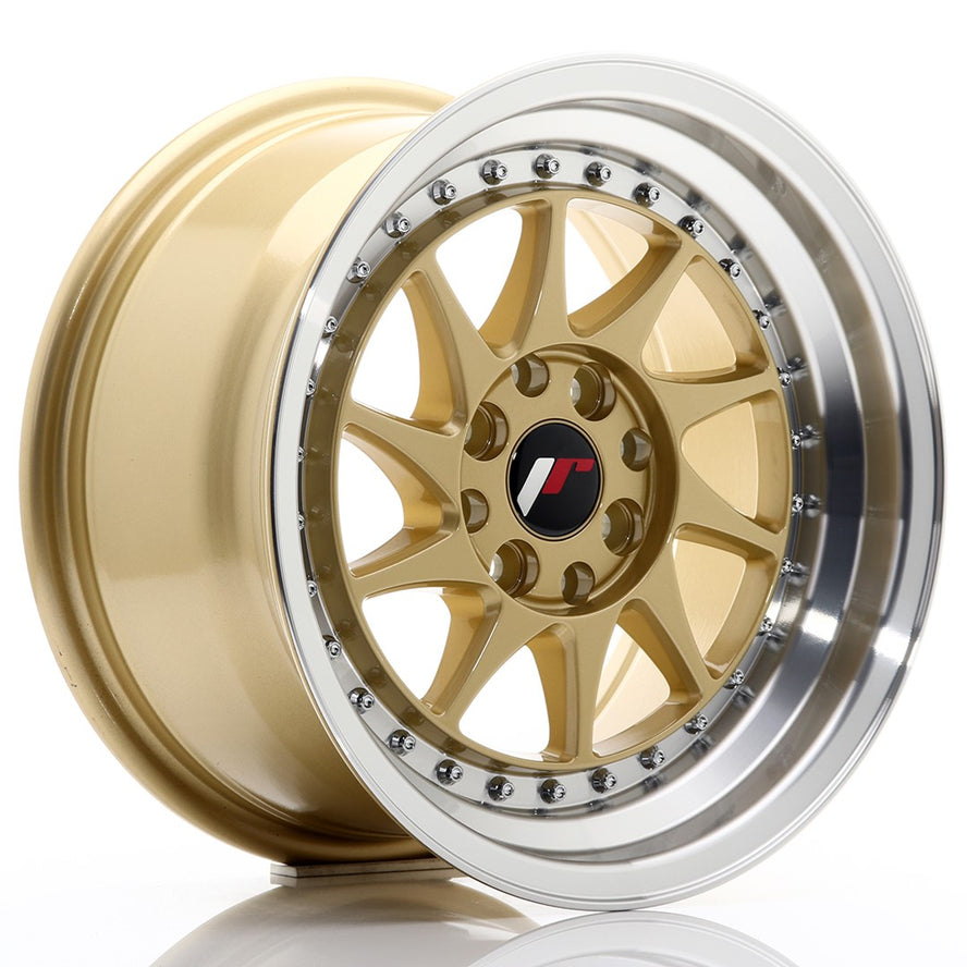 Japan Racing JR26 Gold w/Machined Lip