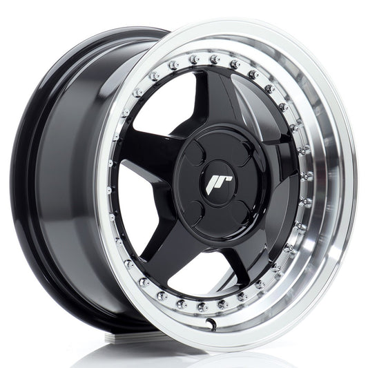 Japan Racing JR6 Gloss Black w/Machined Lip