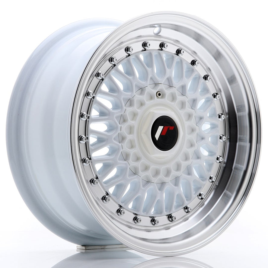 Japan Racing JR9 White w/Machined Lip